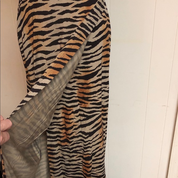 Animal striped wrap skirt - Picture 2 of 3